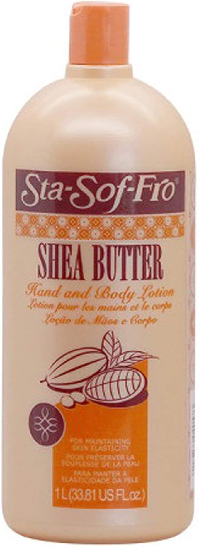Sta Sof Fro Shea Butter Hand and Body Lotion, 33.8 Ounce x-pression