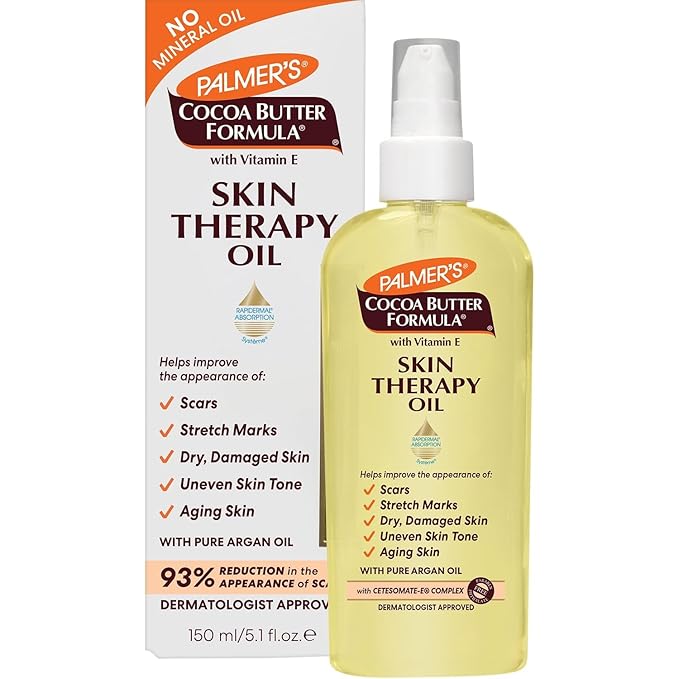 Palmer's Cocoa Butter Skin Therapy Oil for Scars, Stretch Marks, Uneven Skin Tone & Ageing Skin - 150ml x-pression