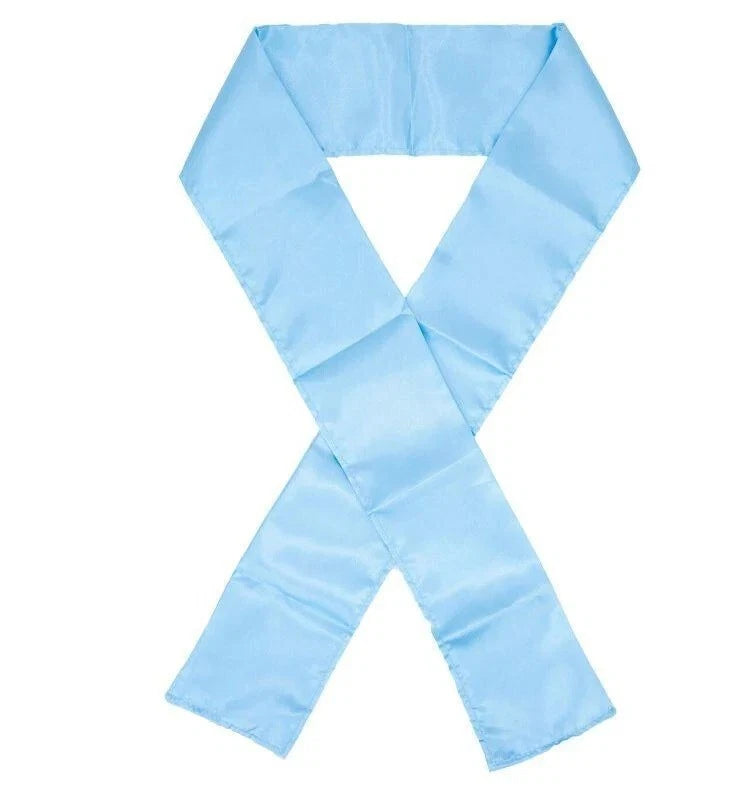 Satin Edge Scarf Women's Fashion Headbands Soft Satin Edge Laying Scarf for Lace x-pression