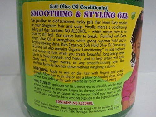 Originals by Africa's Best Soft Hold Olive Oil Conditioning Smoothing & Styling Gel, 15oz Jar