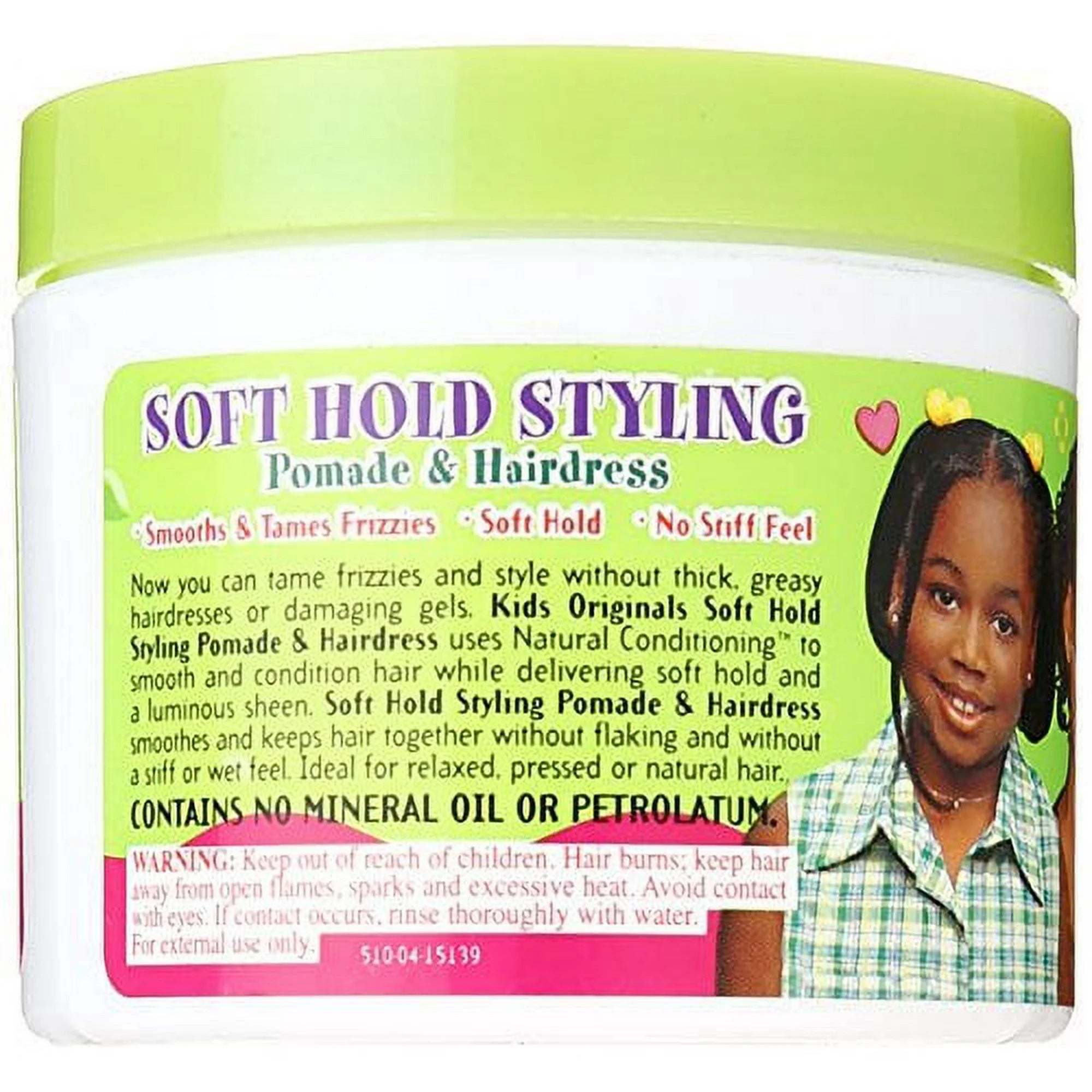 Kids Originals by Africa's Best - Soft Hold Styling Pomade Hairdress 4oz