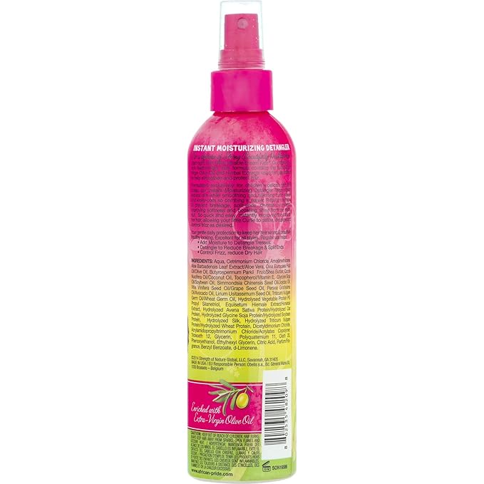 African Pride Dream Kids Olive Miracle Detangler, 8oz, 236 mL x-pression