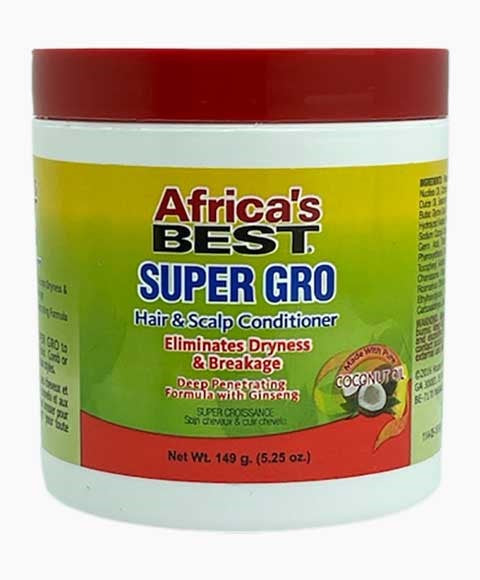 Africa's Best Super Gro Hair And Scalp Conditioner, 5.25 Ounce