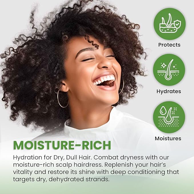 AtOne with Nature Hair and Scalp Conditioner - Hair SuperGro with Aloe Vera & Rosemary Extracts for Dry Hair,5.5Oz