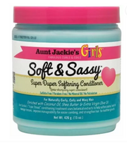 Aunt Jackie's Girls Soft and Sassy Super Duper Softening Conditioner, 15 oz x-pression