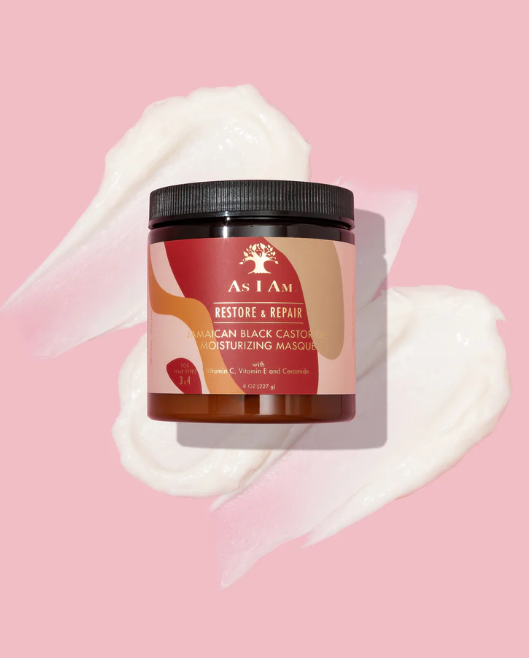 As I Am Restore And Repair Jamaican Black Castor Oil Moisturizing Hair Masque, 8 Fl Ounce x-pression