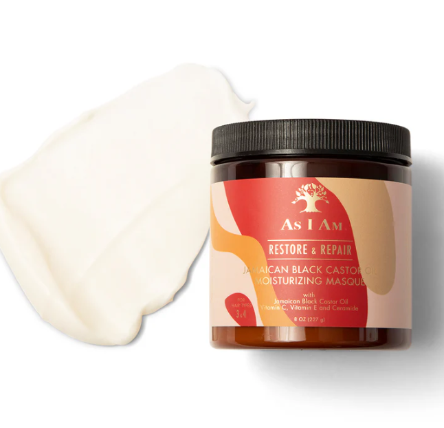 As I Am Restore And Repair Jamaican Black Castor Oil Moisturizing Hair Masque, 8 Fl Ounce x-pression