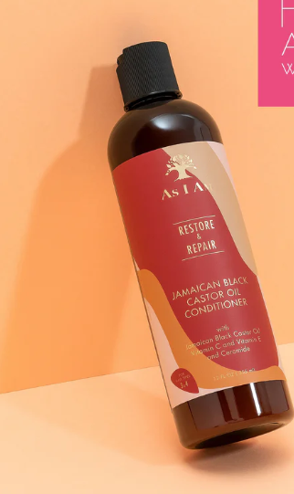 As I Am Restore & Repair Jamaican Black Castor Oil Conditioner - 12 ounce - with JBCO, Ceramide, Betaine, Vitamin C, & Vitamin E - Instant Moisture & Hydration - Strengthens & Conditions x-pression
