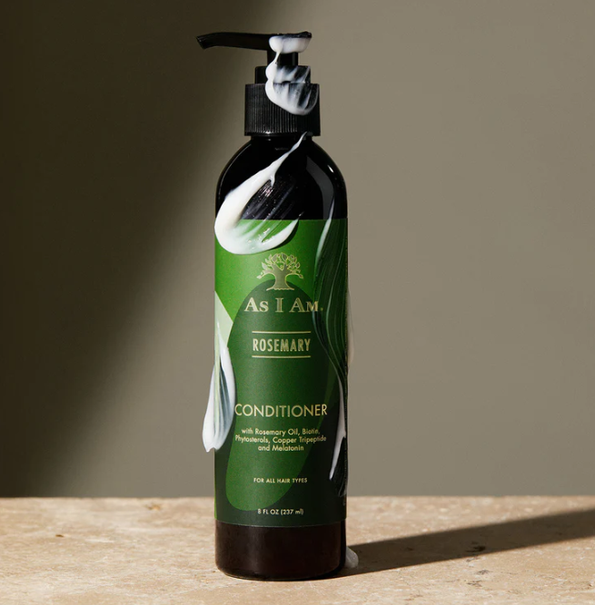 As I Am Rosemary Conditioner - 8 oz - with Melatonin & Ceramide x-pression