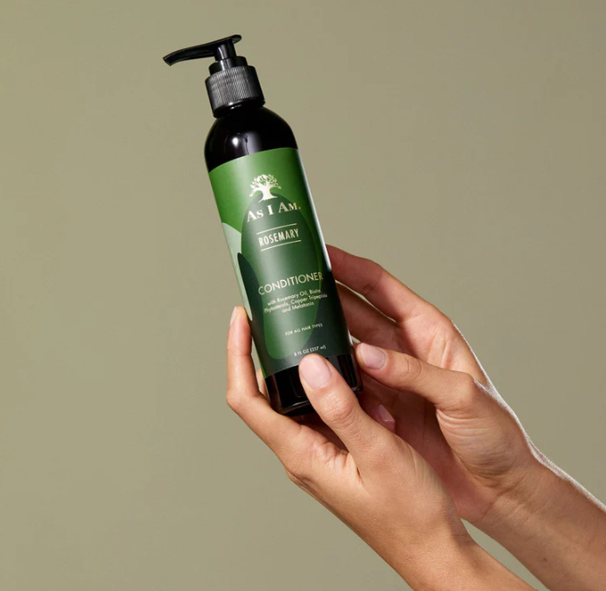 As I Am Rosemary Conditioner - 8 oz - with Melatonin & Ceramide x-pression