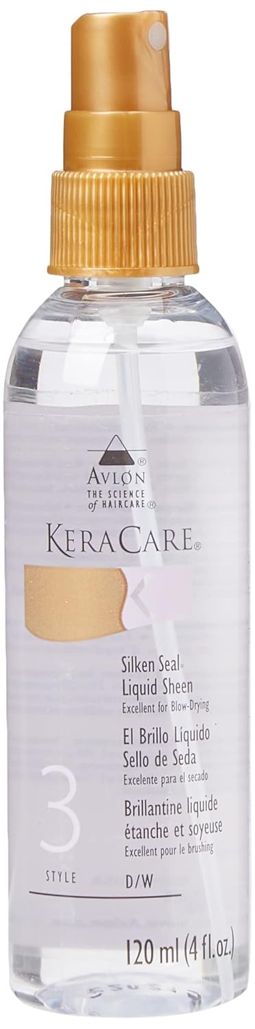 Keracare Avlon Silken Seal Liquid Sheen Spray 4 Oz