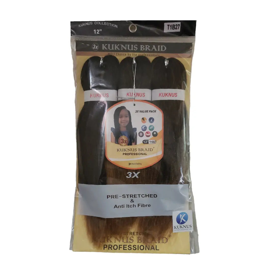 Sensationnel 3X RUWA pre-stretched braid 12"  (KIDS) x-pression
