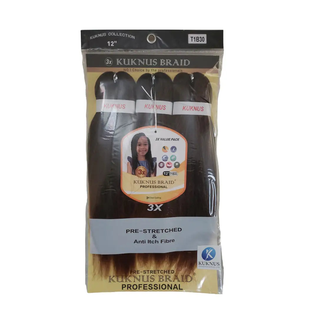 Sensationnel 3X RUWA pre-stretched braid 12"  (KIDS) x-pression