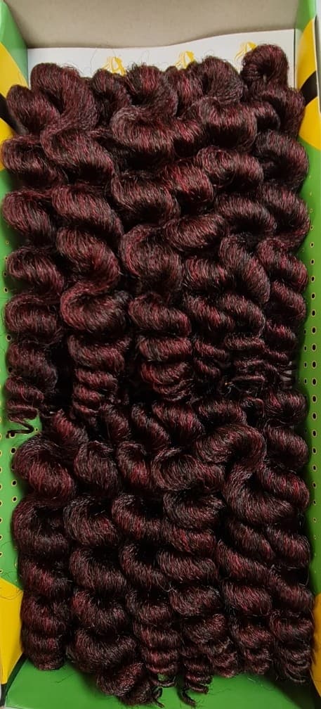 Angels Jamaican Bounce Crochet Hair Jumpy Wand Curl Crochet Braids Hair Synthetic x-pression