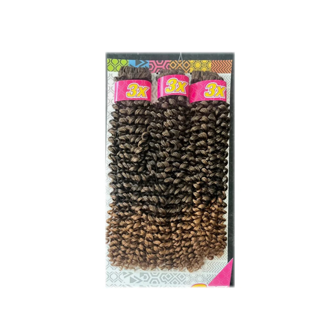 Cherish Water Wave Bulk Crochet Hair 3x Value Pack 14" & 18" inches x-pression
