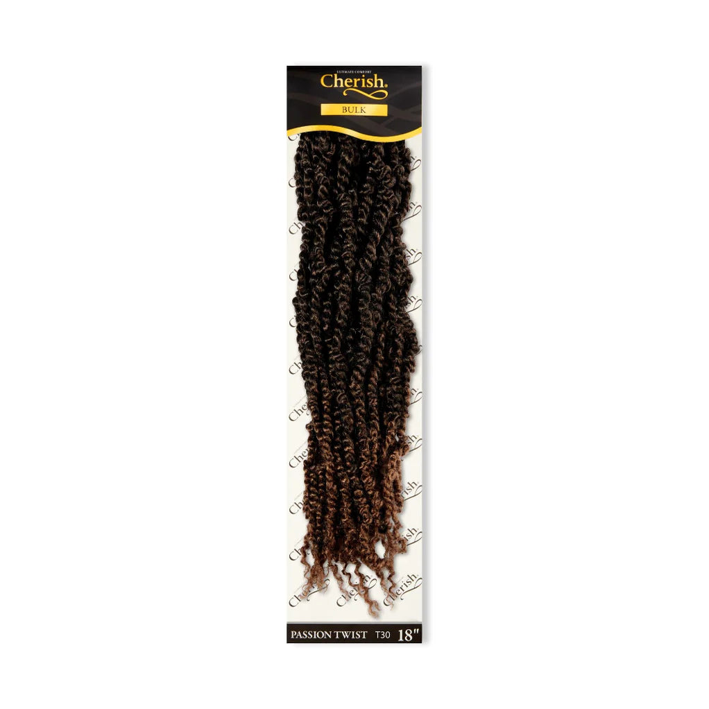 Cherish Passion Twist Braiding Hair Crochet Hair Braid 18" Length x-pression