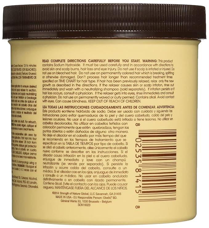 Tcb Hair Relaxer No Base Creme Regular |Super Jar  15 Ounce | 7.5 Ounce x-pression