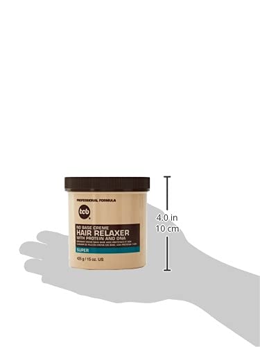 Tcb Hair Relaxer No Base Creme Regular |Super Jar  15 Ounce | 7.5 Ounce x-pression
