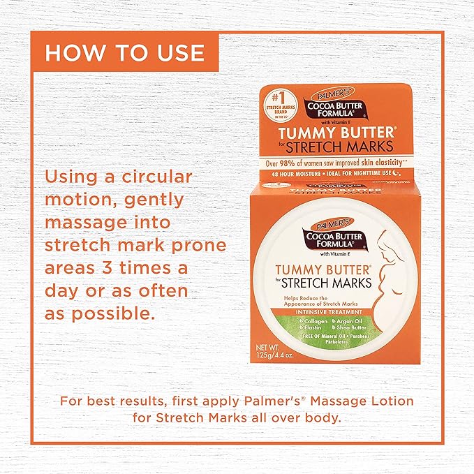 Palmer's Cocoa Butter Formula Tummy Butter Stretch Marks , 125gm x-pression