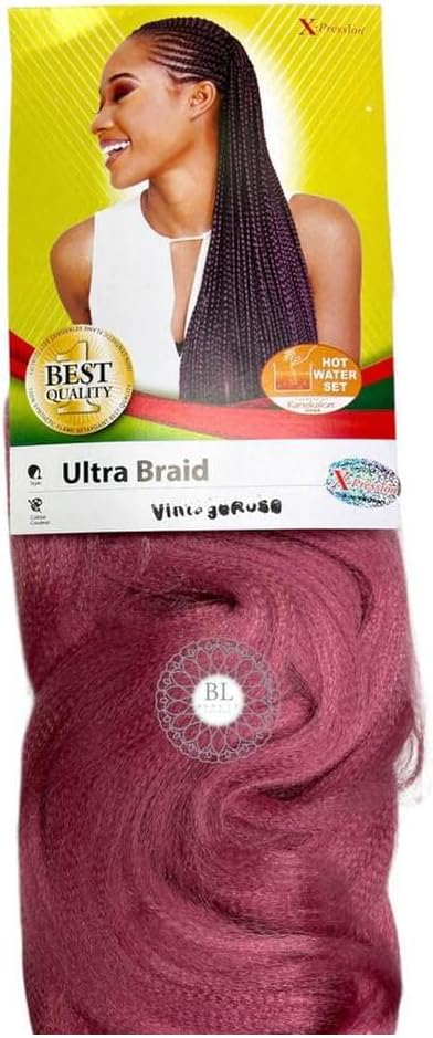 X-PRESSION Ultra Braiding Hair - Original Kanekalon, All Shade Available - 82'' x-pression