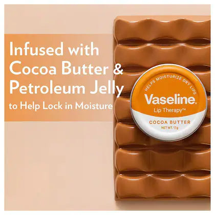 Vaseline Lip Therapy Cocoa Butter Petroleum Jelly , 20 g x-pression