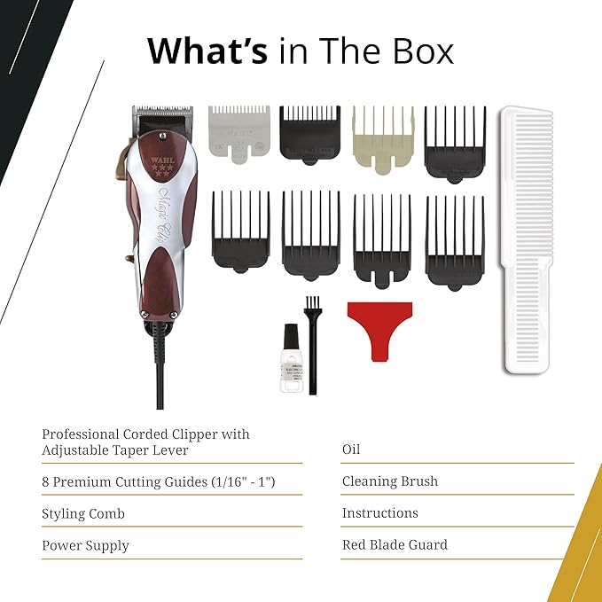 Wahl Professional Men Five Star Magic Professional Hair Clipper, Corded Electric x-pression