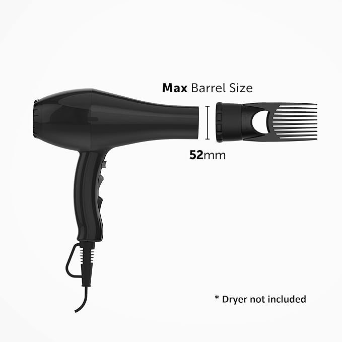 Wahl OnePik Pik Nozzle for PowerPik Afro Hair Dryer, Comb Accessory, Concentrated Tips, Long Teeth, Effective Drying, Add Volume, Max Body Size 52mm x-pression