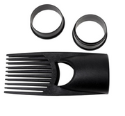 Wahl OnePik Pik Attachment, Nozzle for Afro Hair Dryers, Pick Comb, 2 Rings , Dryer Attachments, Concentrated Nozzles, Long Teeth, Effective Drying x-pression