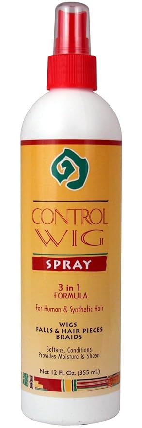 African Essence Control Wig Spray 3 In 1 Formula , 12Oz
