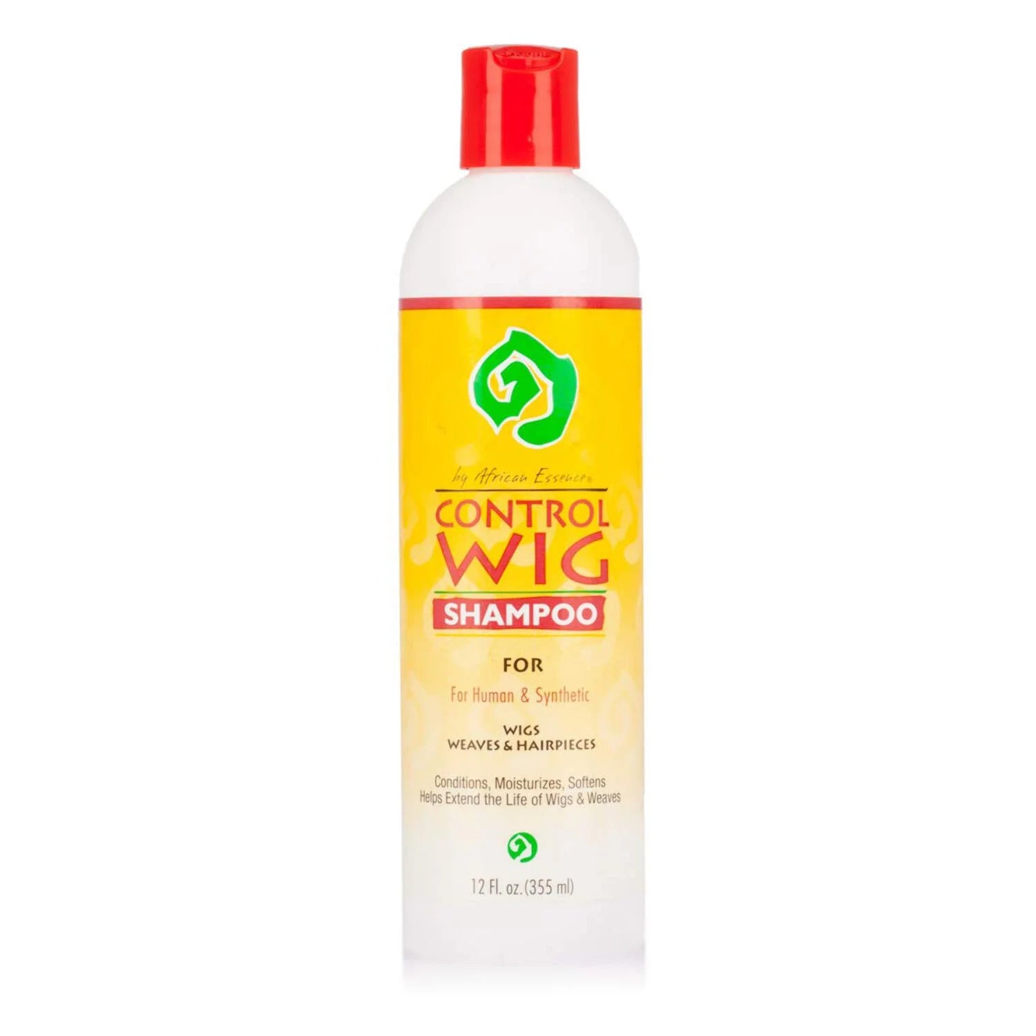 African Essence Control Wig Shampoo For Human And Synthetic Hair, 12 Oz