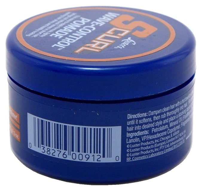 Lusters S-Curl Wave Control Pomade 3 Ounce x-pression