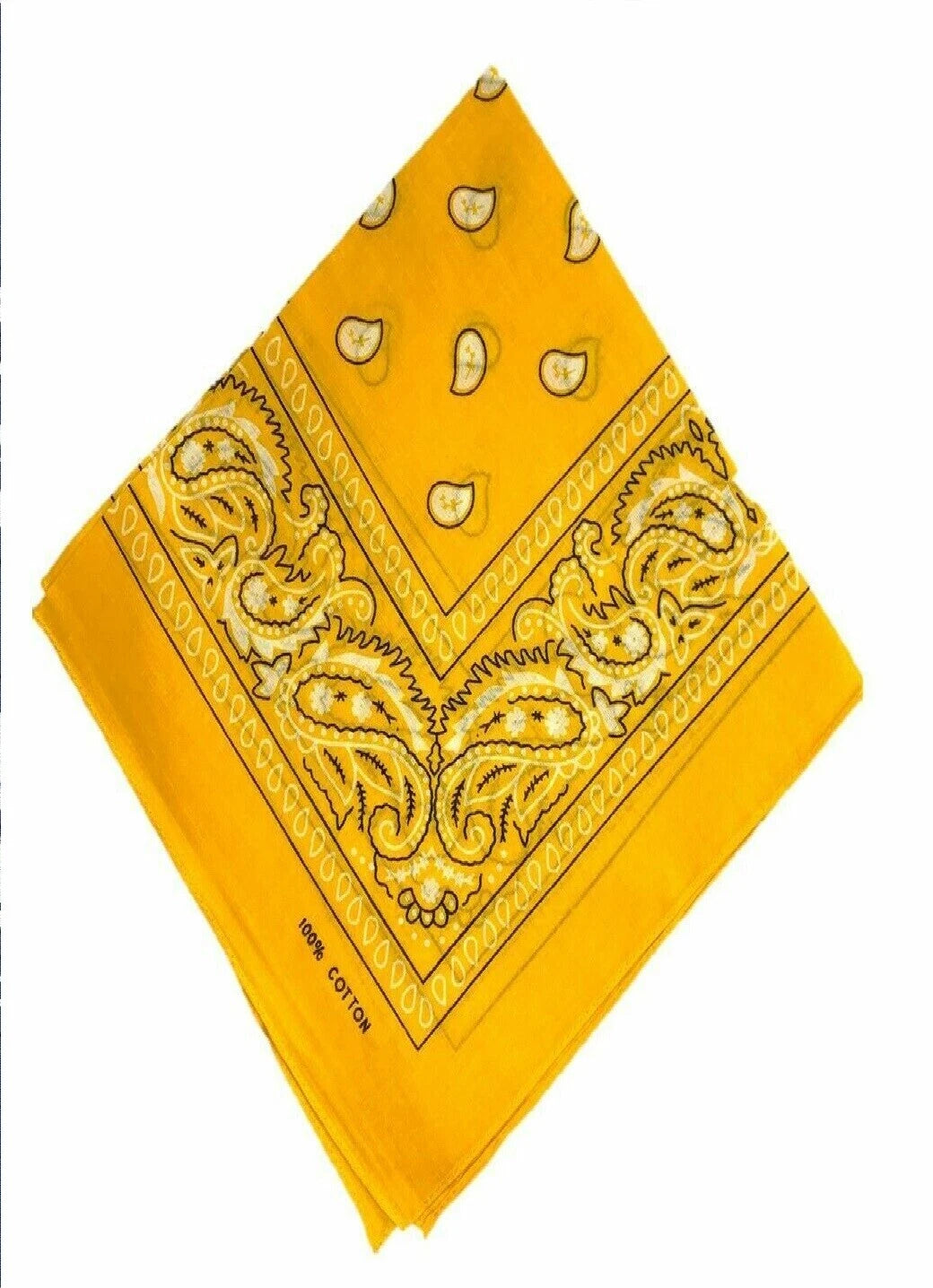 Paisley Pattern Bandana Head Neck Scarf Black & White & Grey & Red *UK SELLER*