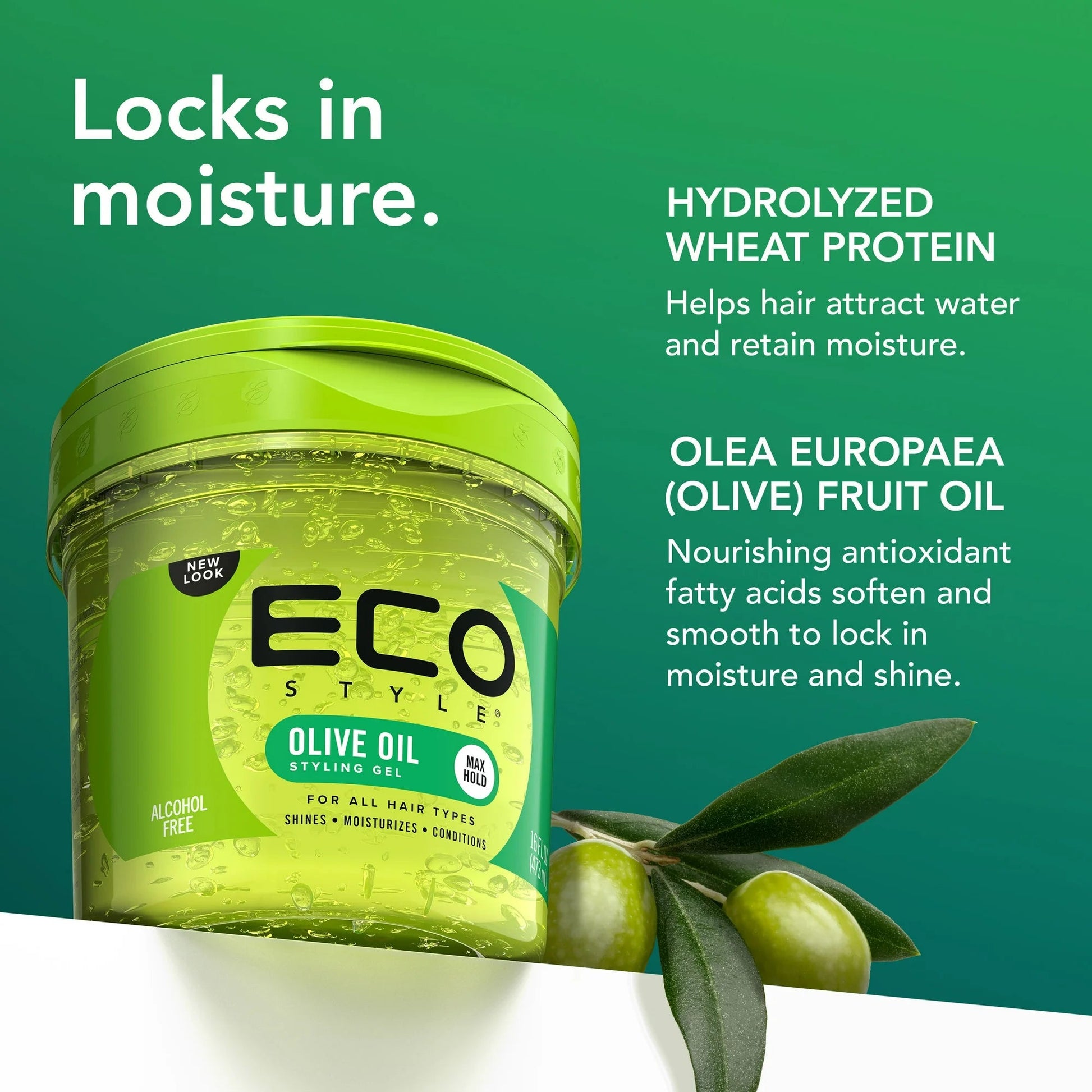 Eco Styler Olive Oil Styling Gel for Natural Hair x-pression