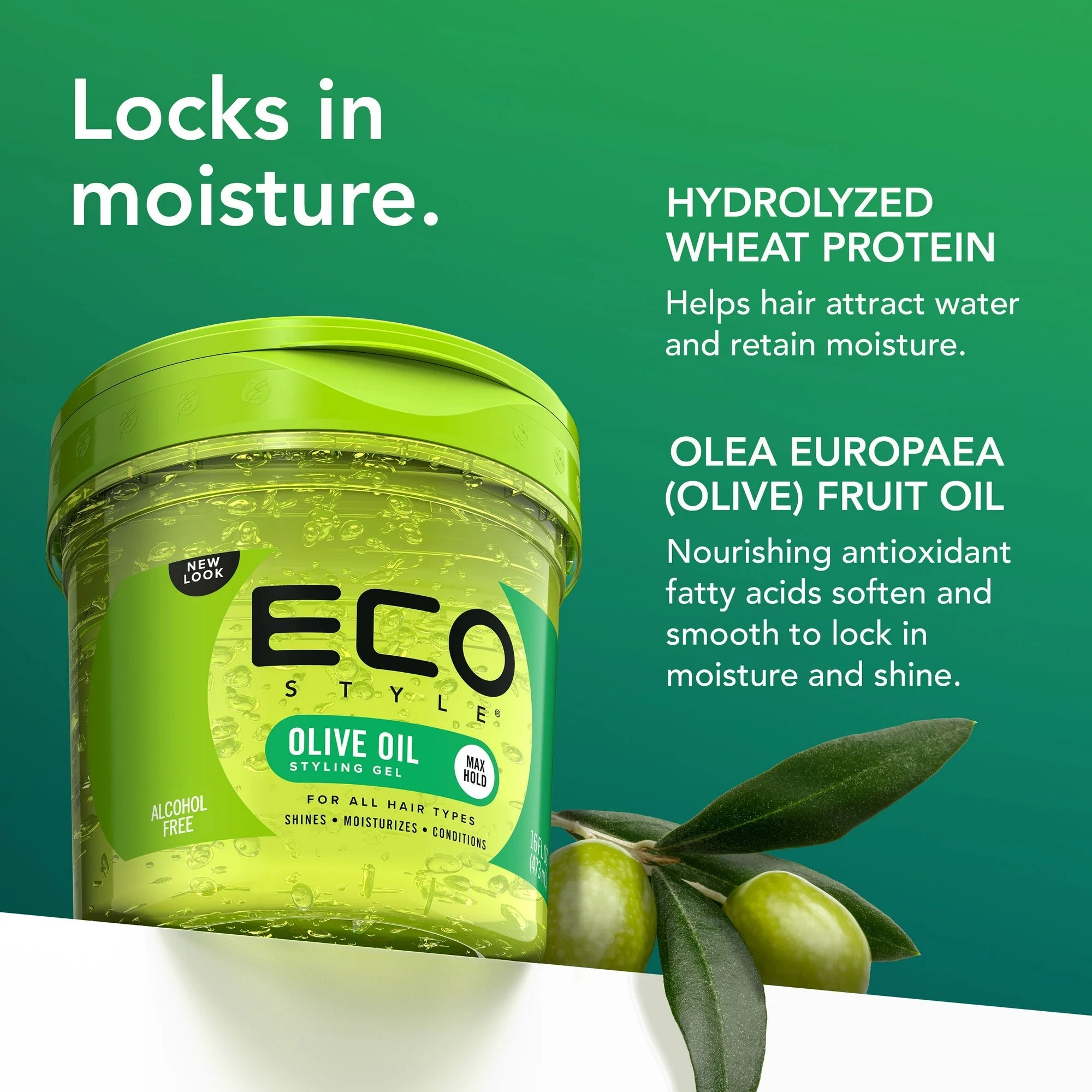 Eco Styler Olive Oil Styling Gel for Natural Hair x-pression