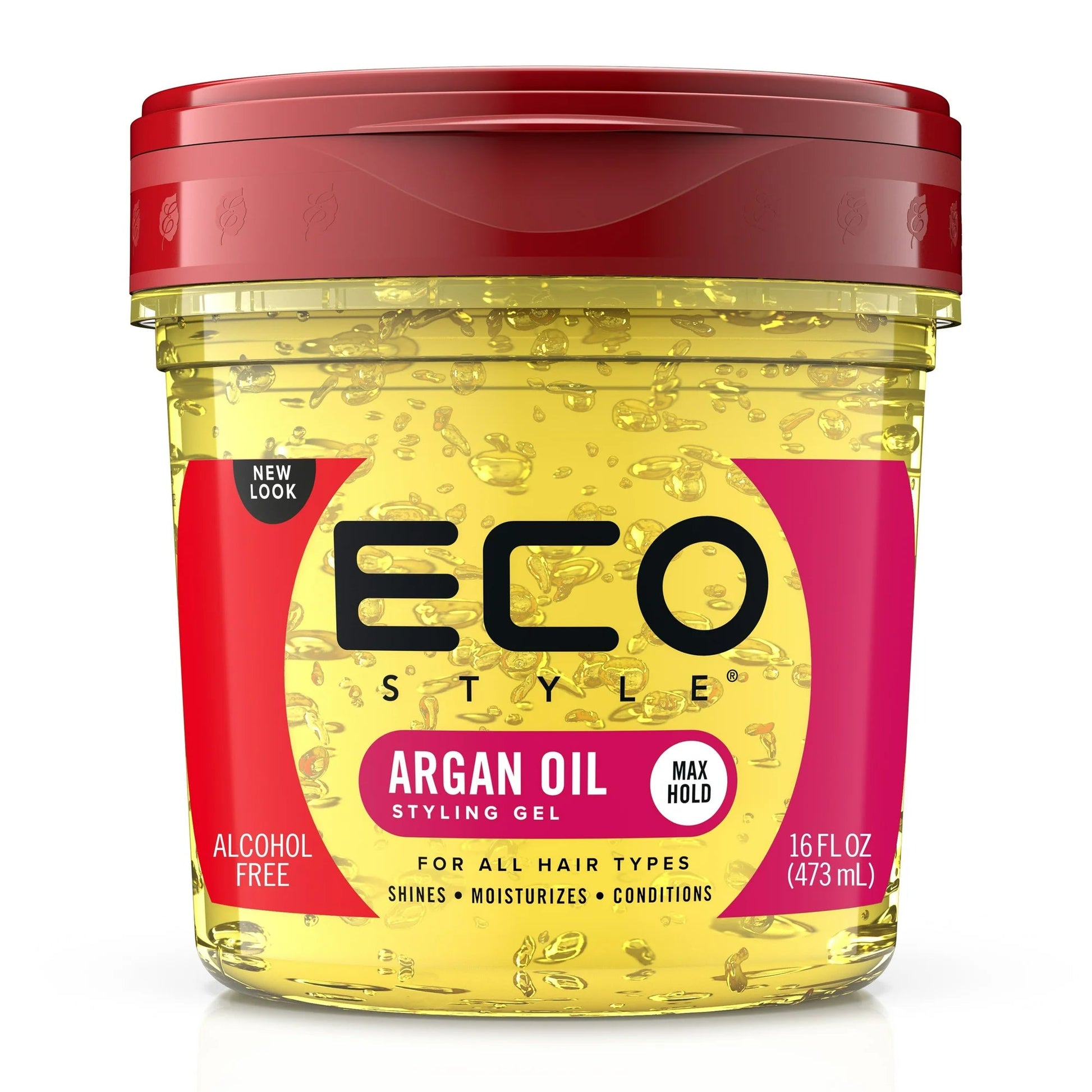 Ecoco Style Professional Styling Gel with Argan Oil - Moisturizing, Weightless, All-day Shine x-pression