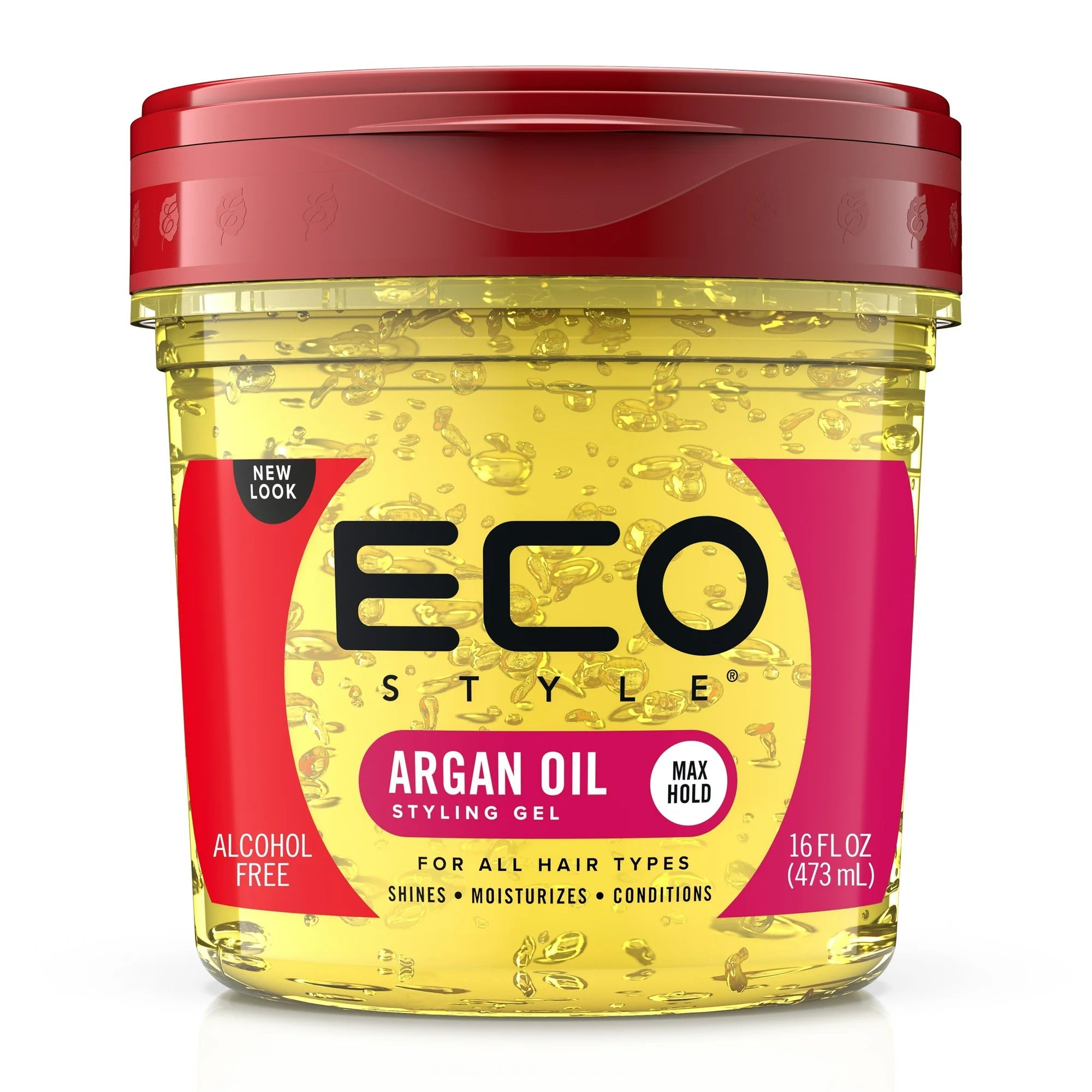 Ecoco Style Professional Styling Gel with Argan Oil - Moisturizing, Weightless, All-day Shine x-pression