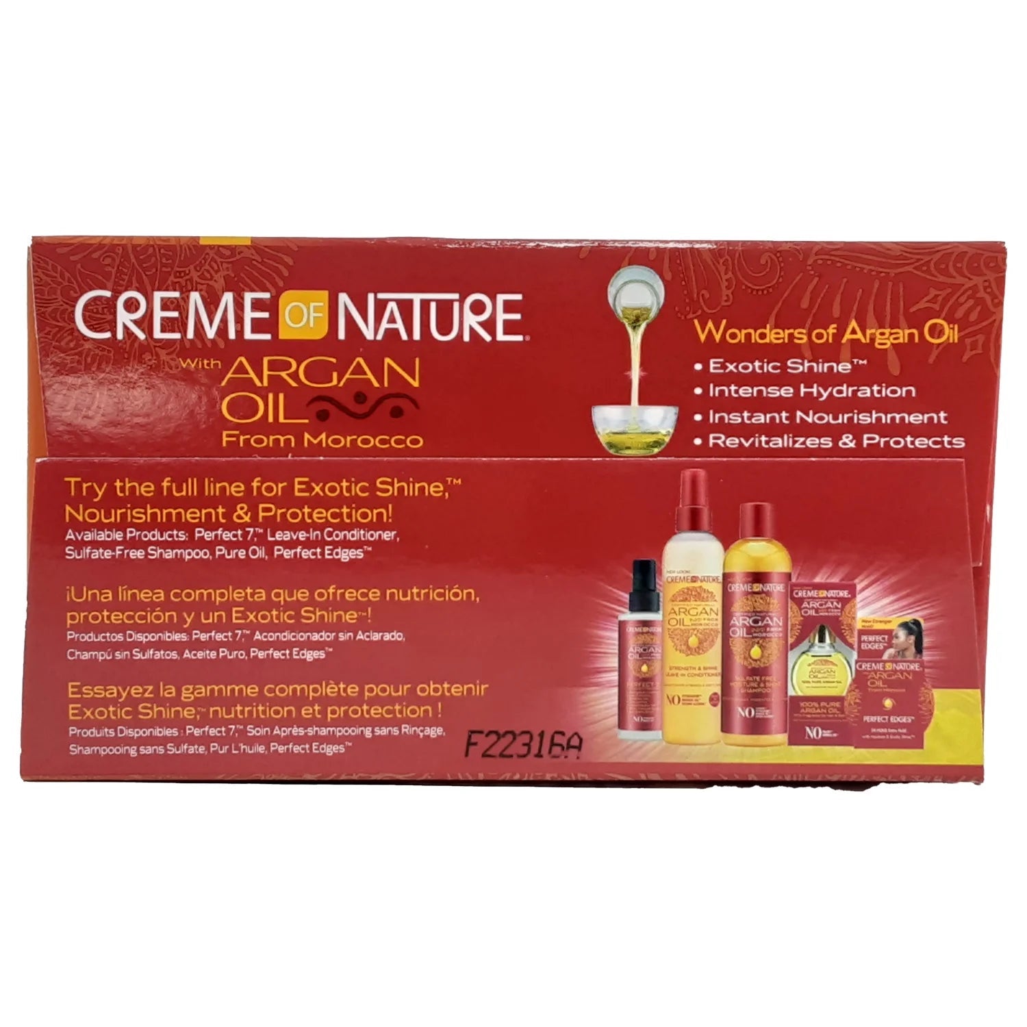 Crème Of Nature Argan Oil No-Lye Relaxer Regular x-pression