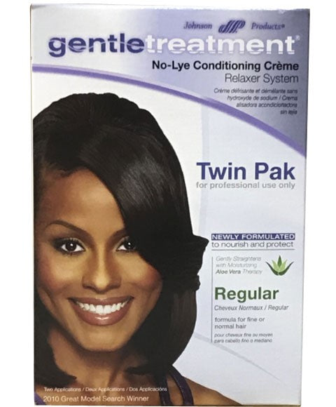 Gentle Treatment No Lye Conditioning Crème Relaxer System, Regular x-pression