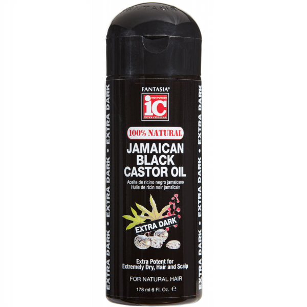 Fantasia IC 100% Natural Jamaican Black Castor Oil - Extra Dark 6 oz x-pression