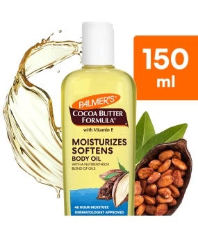 Palmer's Cocoa Butter Formula Moisturizing Body Oil With Vitamin E, Instantly Replenishes Dry Skin, For Bath, Body & Shower ,250ml x-pression