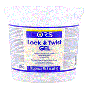 ORS Natural Hair Care Lock & Twist Gel , 3.5lbs x-pression