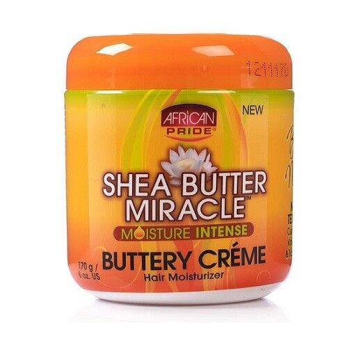 African Pride Shea Butter Miracle Buttery Crème, 6 Ounce x-pression