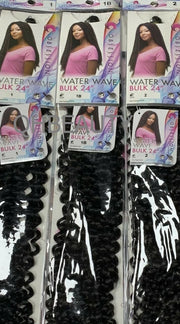 Obsession Synthetic Crochet Long Braid Curly Hair Extension - WATER WAVE BULK 24" x-pression