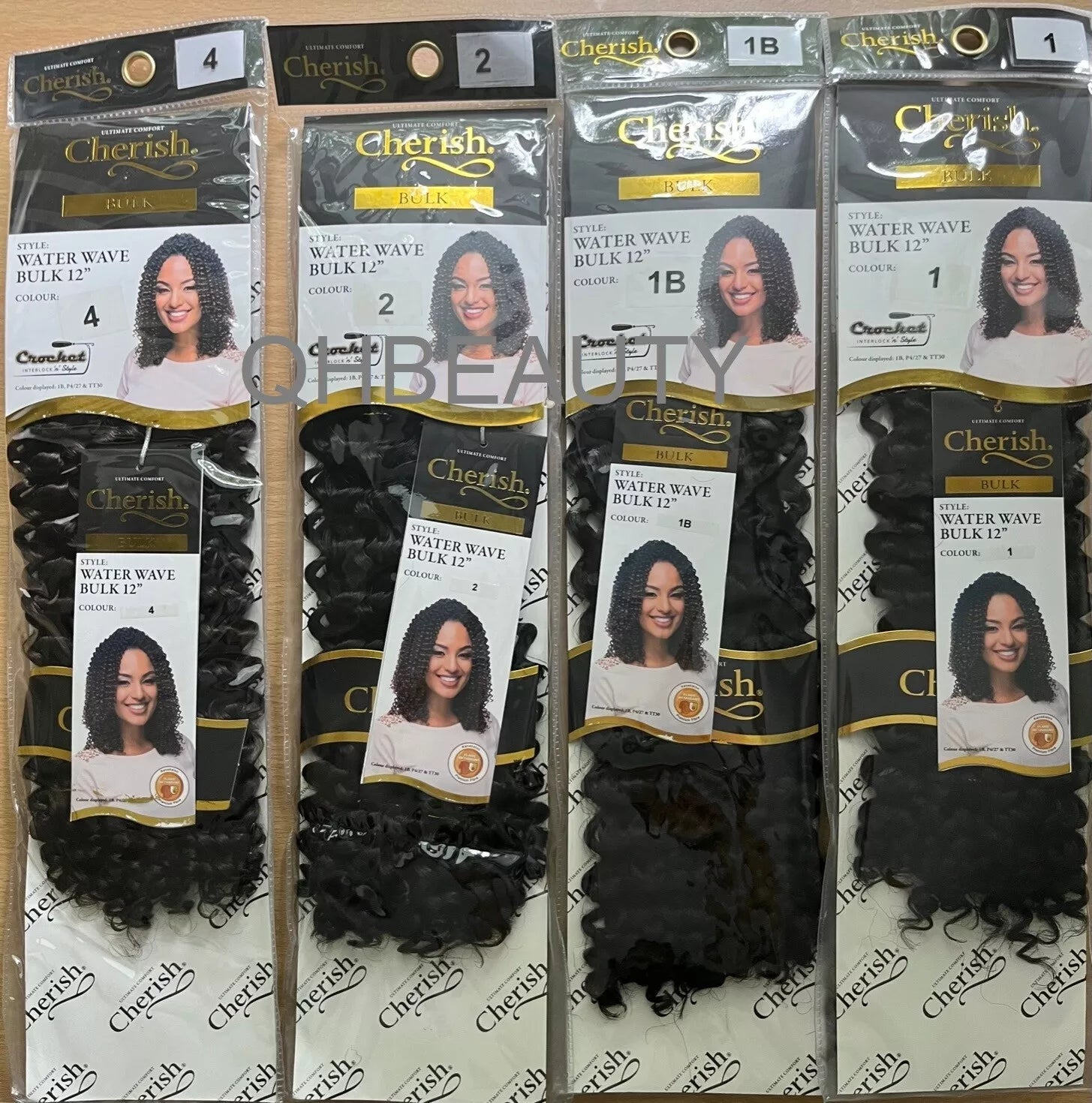 Cherish Synthetic Crochet Hair Extension Curly Braids – Water Wave Braids 12 '' x-pression