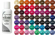 Adore Semi Permanent Hair Dye Alcohol Free Color | All Shades x-pression