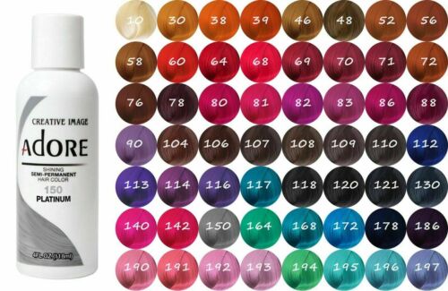 Adore Semi Permanent Hair Dye Alcohol Free Color | All Shades x-pression