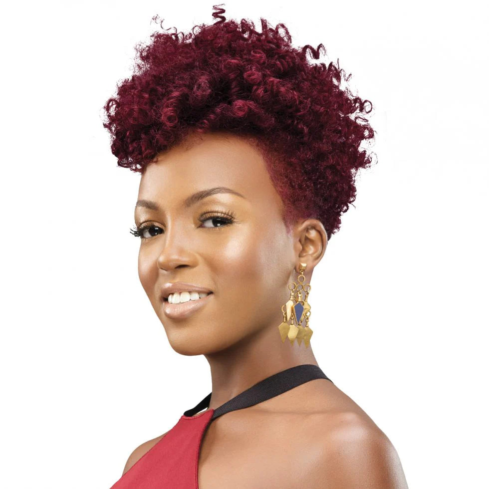 Exotic Shine Hair Color by Crème of Nature, 6.2 Burgundy Blaze, with Argan Oil from Morocco, 1 Application x-pression