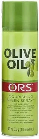 ORS Olive Oil Nourishing Sheen Spray infused with Coconut Oil (11 oz) x-pression