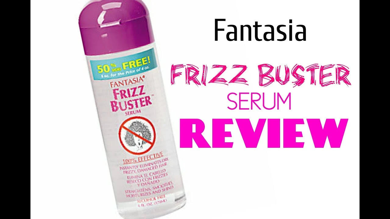 IC Fantasia Frizz Buster Serum 100% Effective For Frizzy, Heat Damaged & Chemically Treated Hair 6Oz/178 Ml x-pression