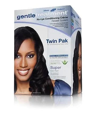 Gentle Treatment No Lye Conditioning Crème Relaxer System Twin Pak , Super x-pression